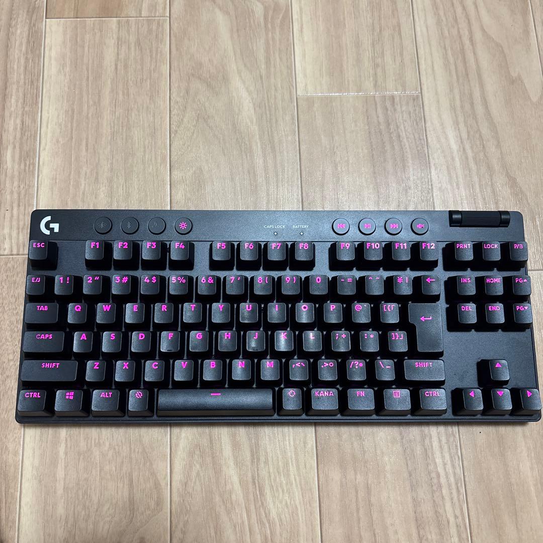 キーボード　PRO X TKL G-PKB-003WL-LNBK