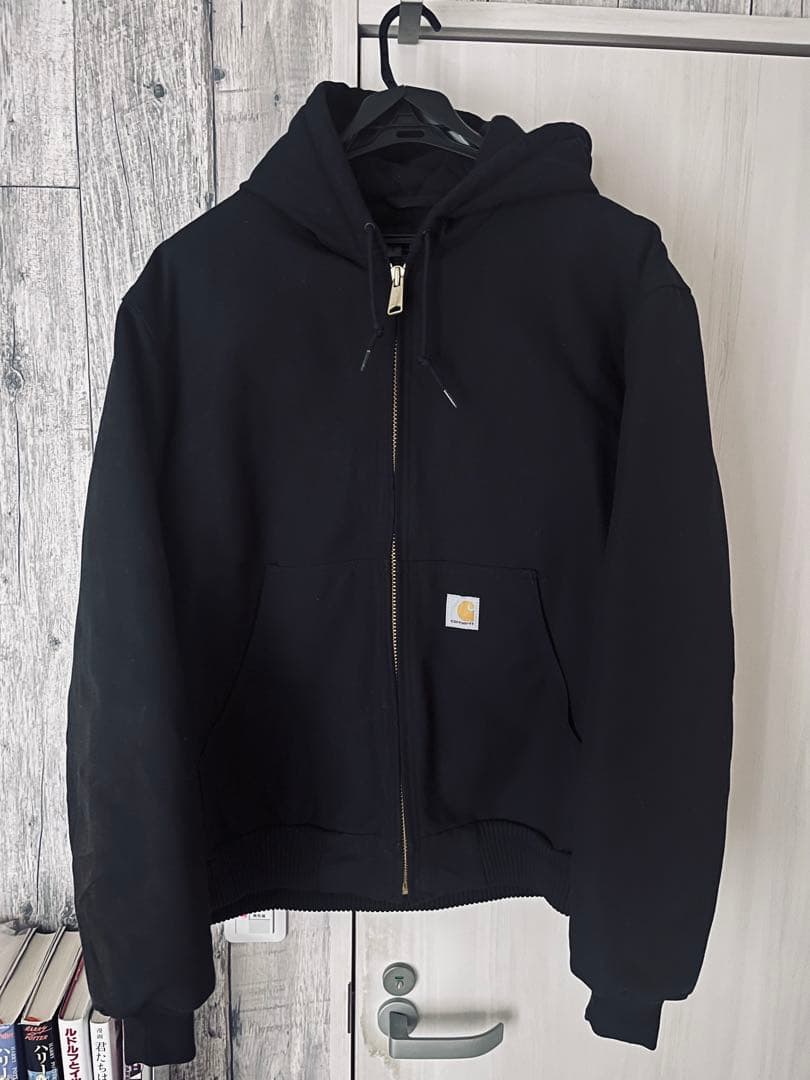 Carhartt ブラック アクティブジャケット L 米国製　J-140