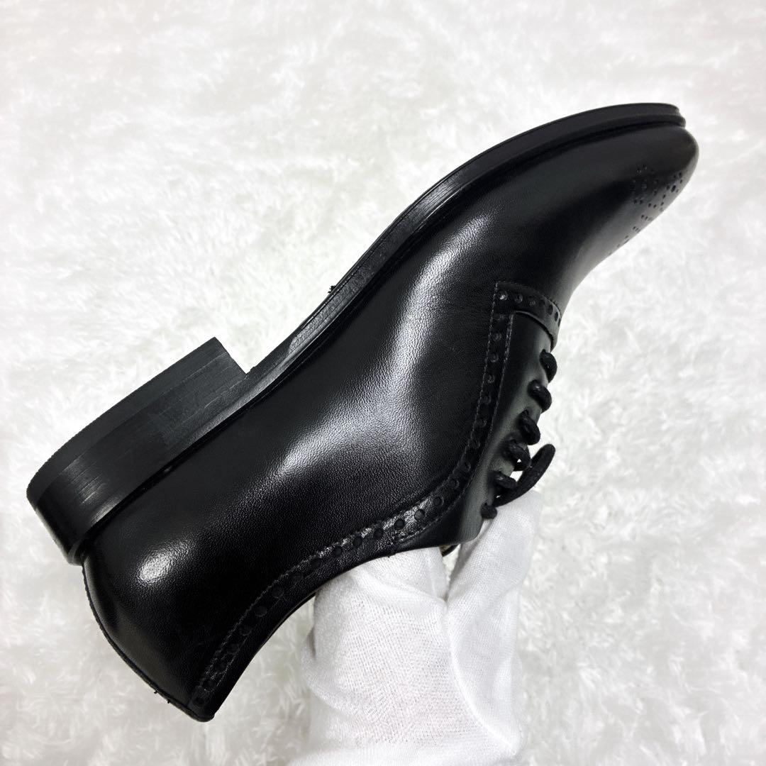 【美品】Franco Lione 伊製 レザー メダリオン　黒 24~24.5