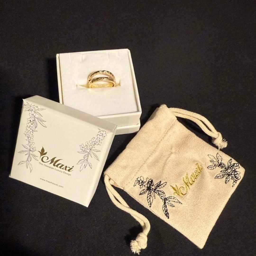 プ*す様 Maxi 14K ハワイアンジュエリー　ゴールド リング　9号