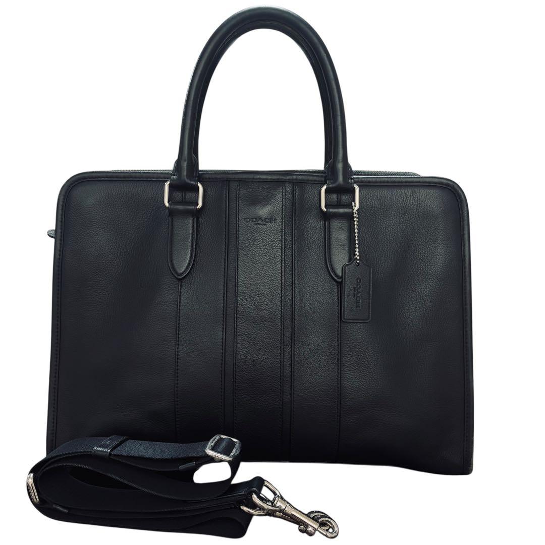 コーチ ボンド 2way ビジネスバッグ ブリーフケース レザー F72309