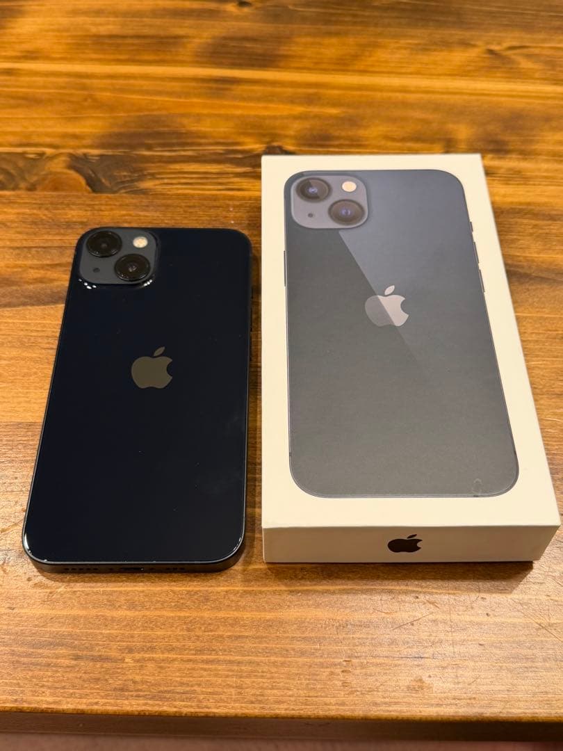 Apple iPhone 13 ミッドナイト 本体 充電ケーブル付き