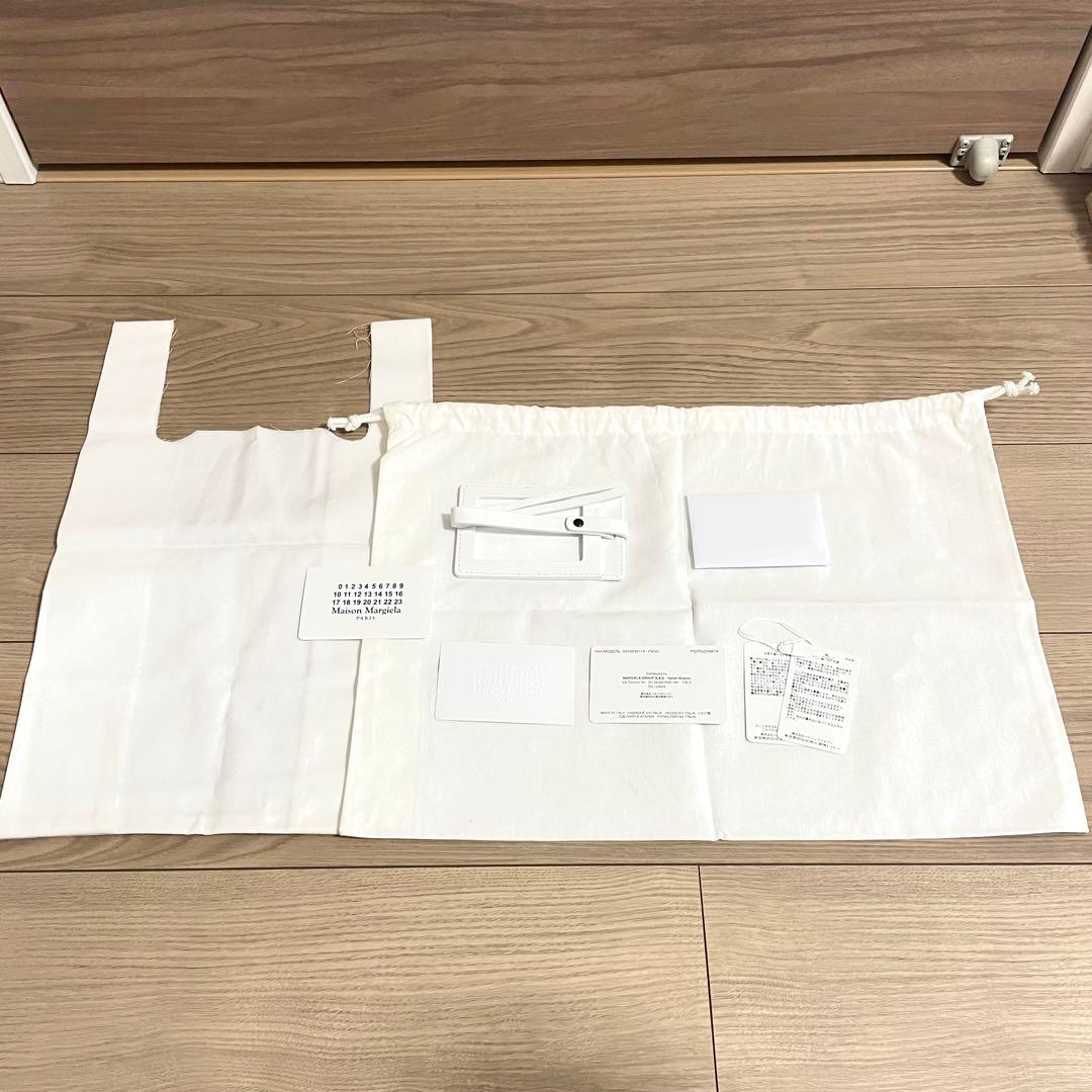 未使用・超格安/メゾンマルジェラ　ショルダーバッグ　4ステッチ　ナイロン　黒