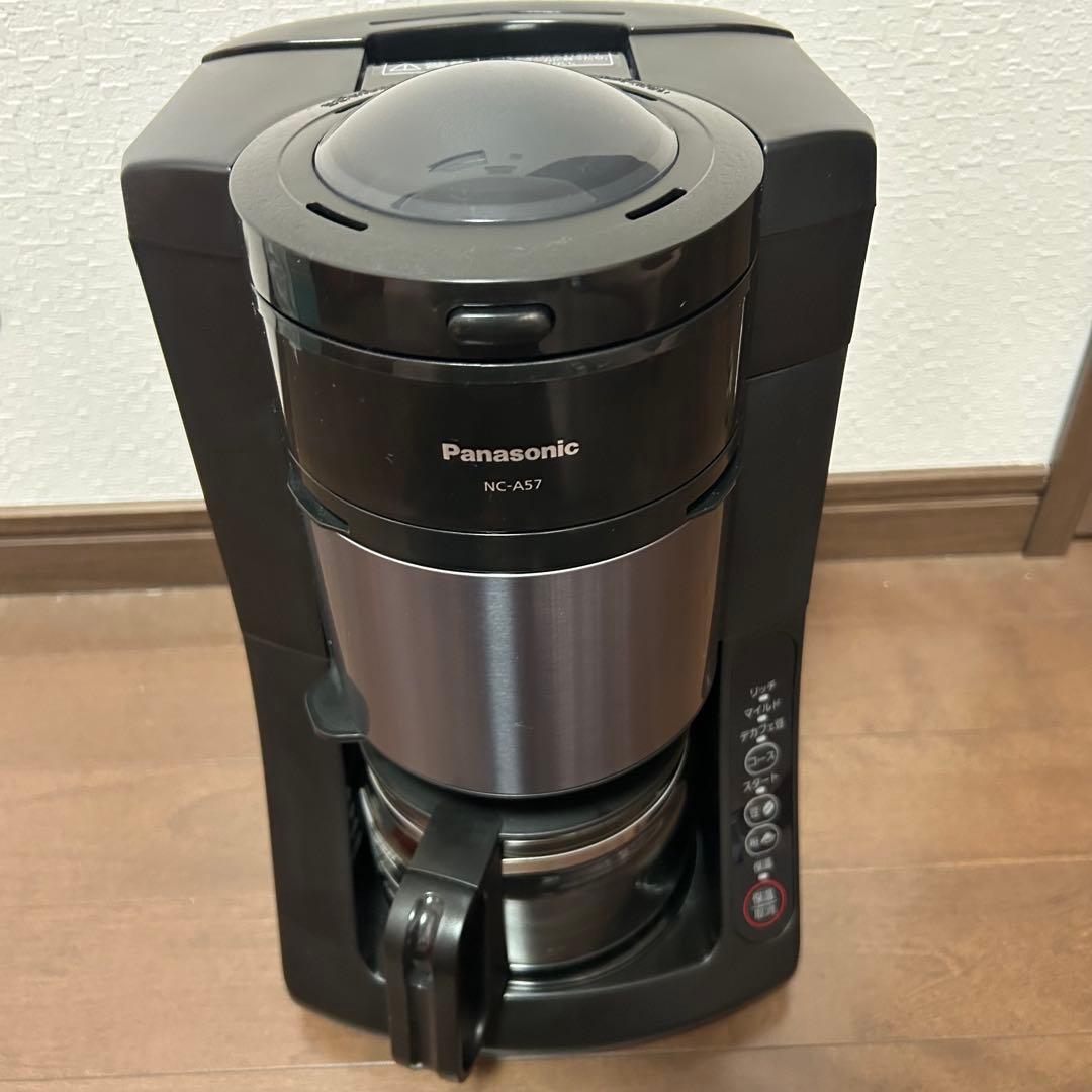 Panasonic NC-A57自動コーヒーメーカー ブラック