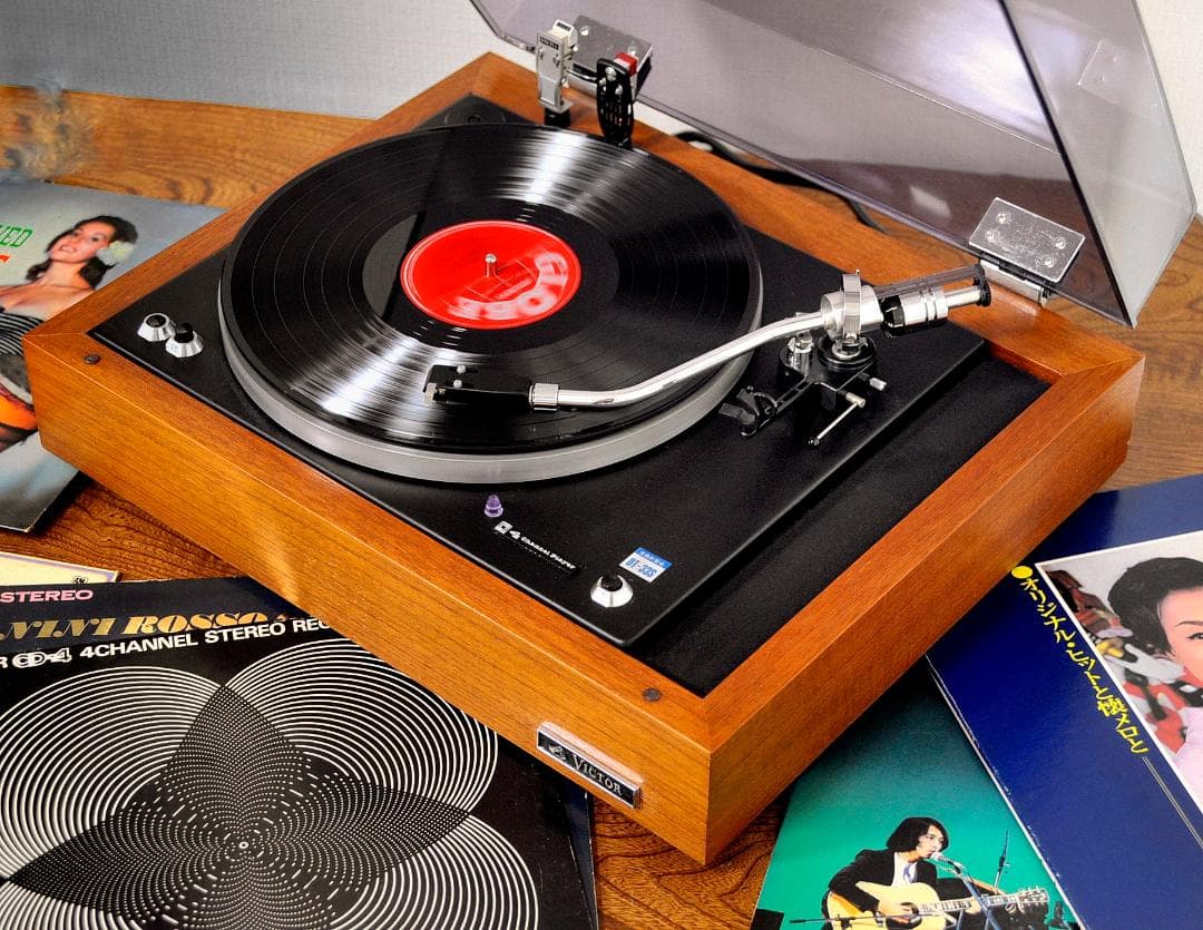 ★レコード体験！～70年代のビクター製プレーヤー♪