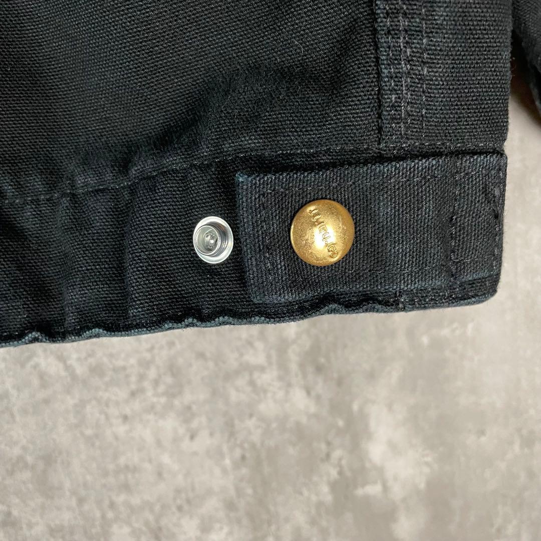 【USA製】Carharttカーハート デトロイトジャケット 希少ブラック レア