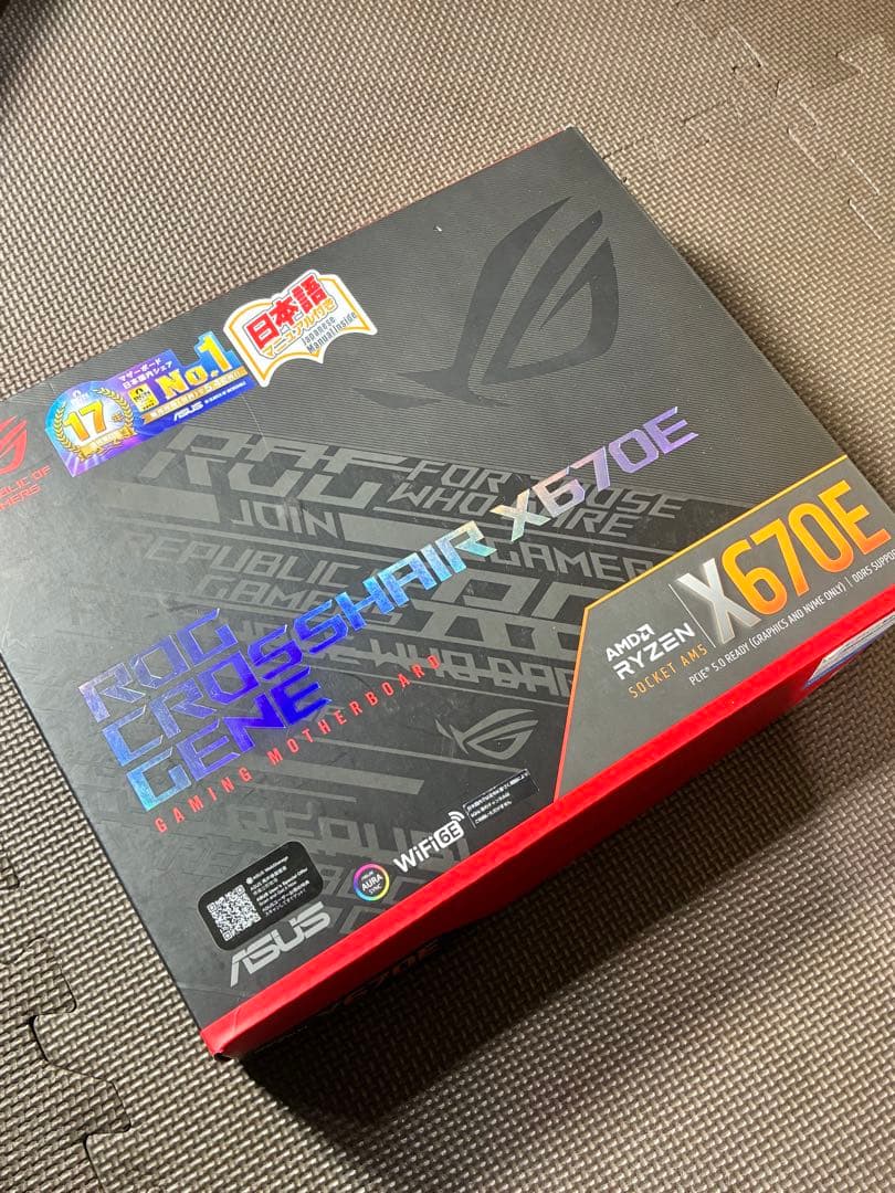 【再出品】ASUS ROG CROSSHAIR X670E マザーボード（中古）