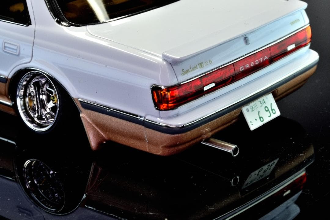 【1/24アオシマ】JZX81クレスタ スーパールーセントG
