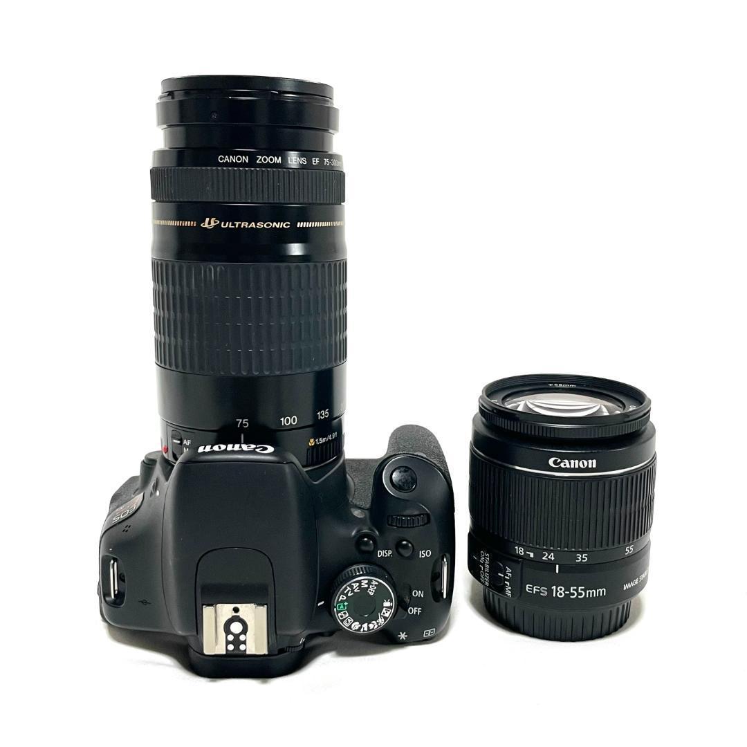 これ一式で本格撮影OK❣️ Canon EOS Kiss X5 超望遠 Wレンズ