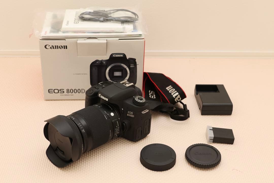 [一眼レフ] CanonEOS8000D+sigma18-300mmセット