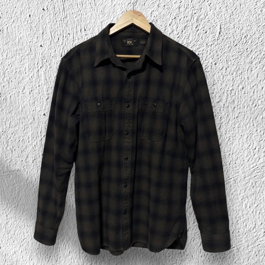 RRLダブルアールエル　オンブレチェックシャツ グランメゾンパリ　木村拓哉着用