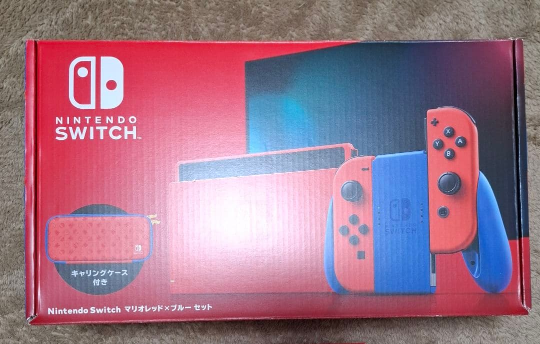 【美品】ニンテンドースイッチ マリオレッド×ブルー