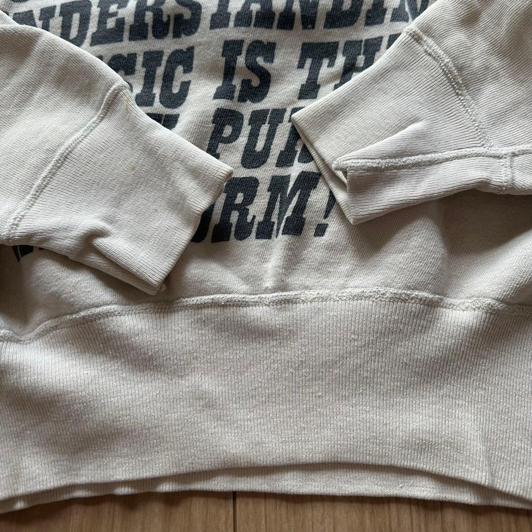 60s スプルース スヌーピー シュローダー スウェット ベージュ 両面プリント