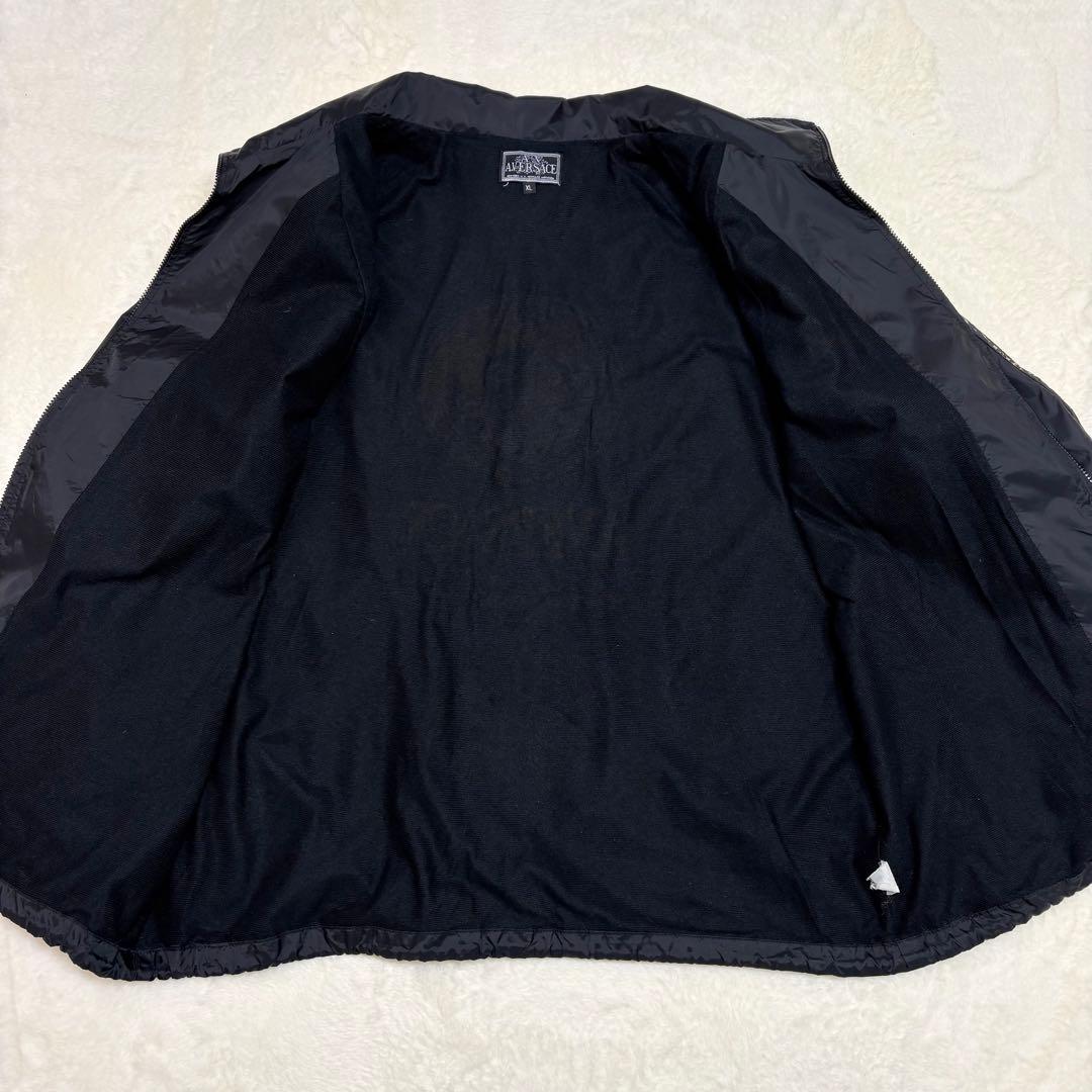 A.VERSACE ナイロンジャケット コーチジャケット メデューサ刺繍 黒XL