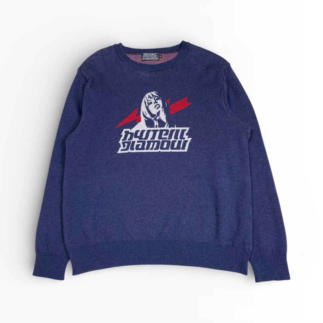 HYSTERIC GLAMOUR ヒスガール　コットンニットセーター　M