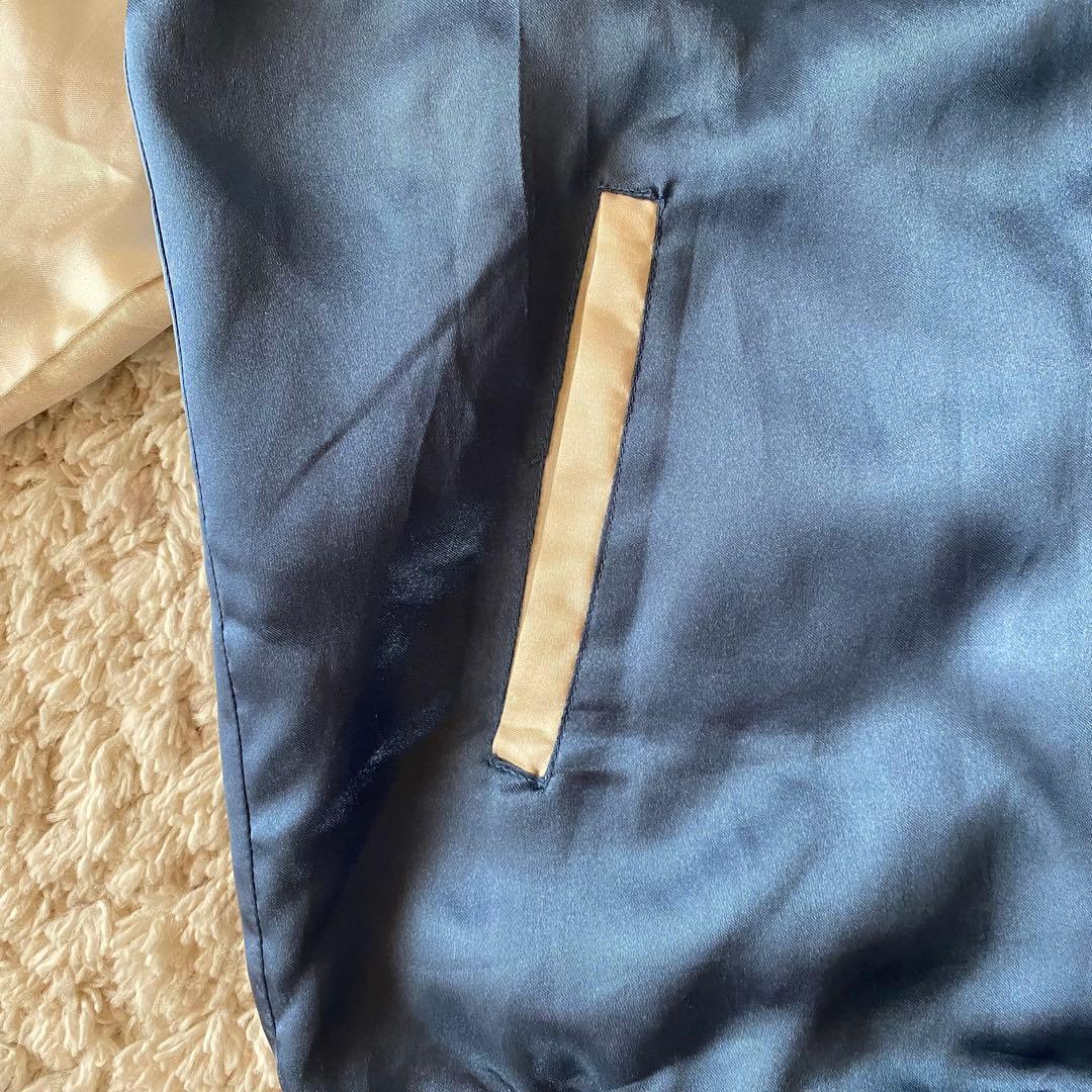 【古着】Japanise Traditional スカジャン　刺繍　 3L