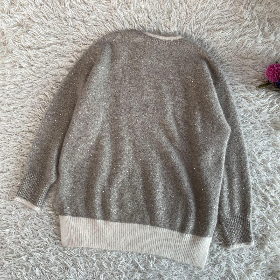 コキンちゃんユナイテッドアローズ　フォックスカシミヤ スパンコール