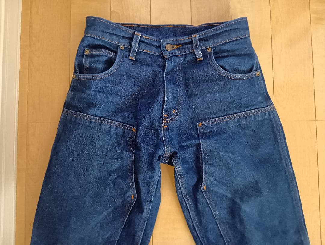 PRISON BLUES ダブルニーデニム W32L32 プリズンブルース