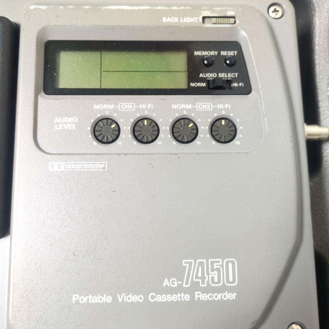 【レトロ】パナソニック WV-F250 ビデオカメラ AG-7450