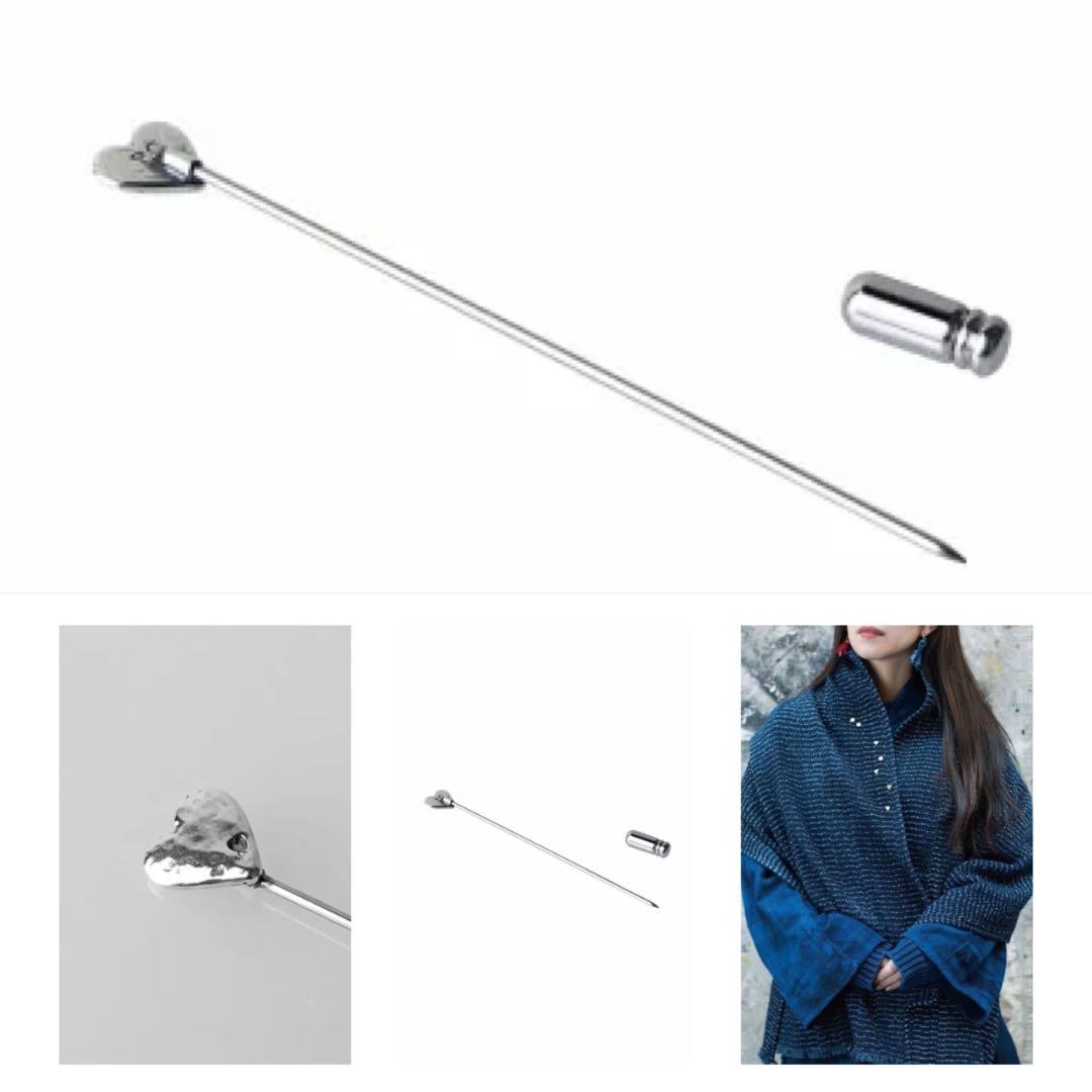 アクセサリー - CLASSICGENTLEMAN HEART PIN - SILVER