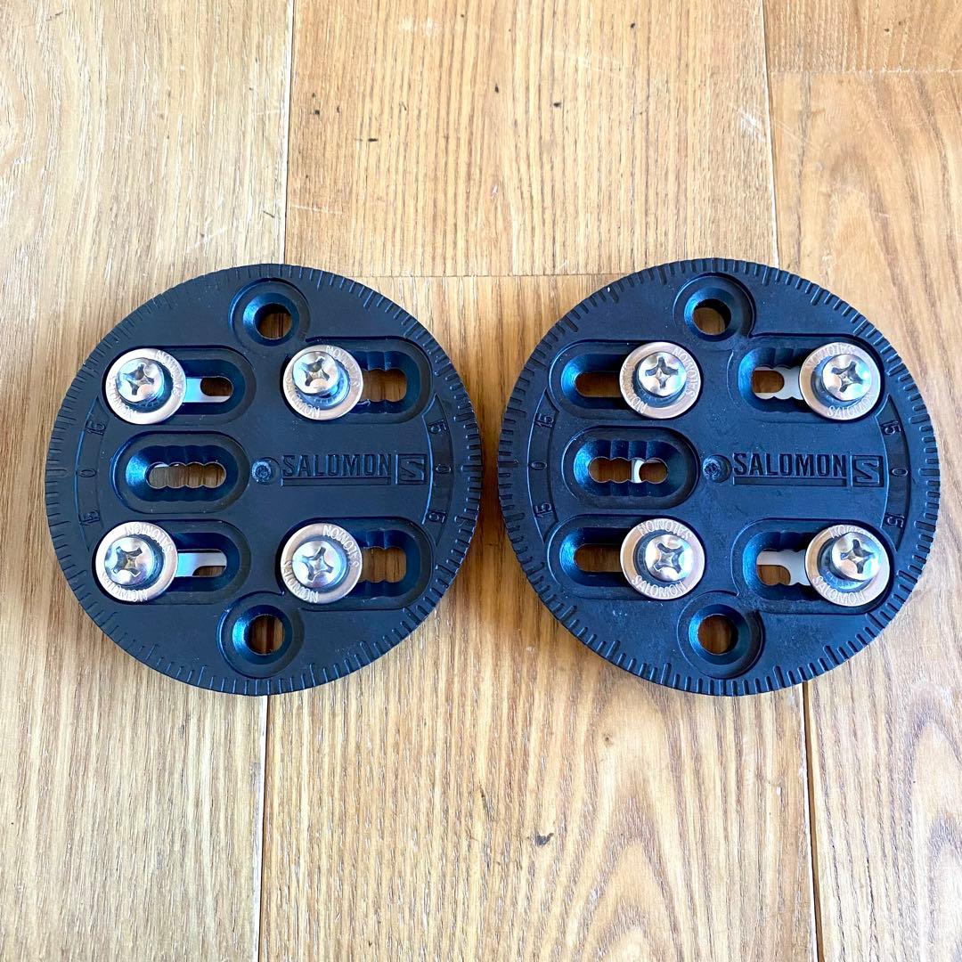 美品 SALOMON RHYTHM サイズM スノーボード ビンディング 黒