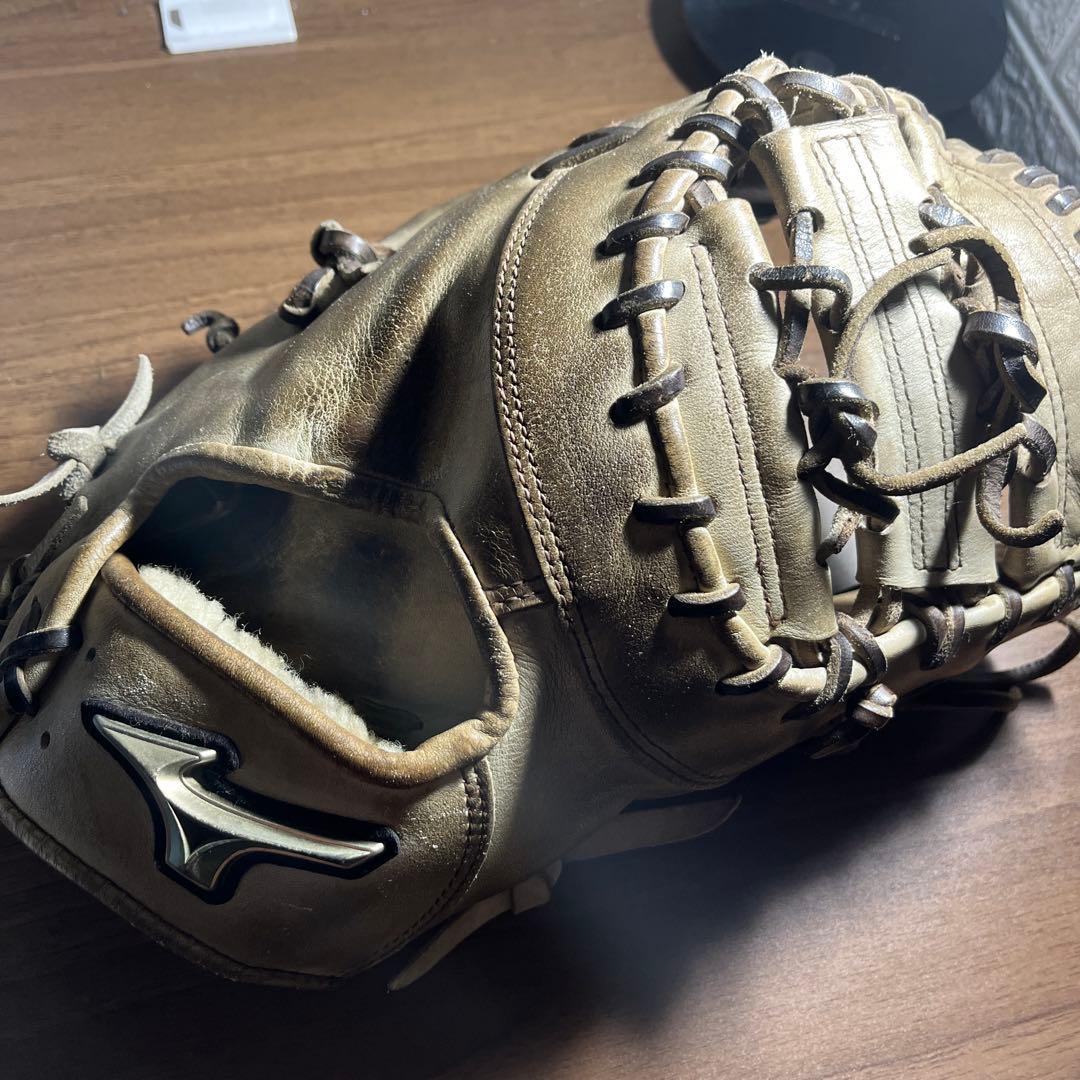 ミズノ 硬式 ファーストミット 一塁手用 キャメル 高校野球 即戦力 グローブ