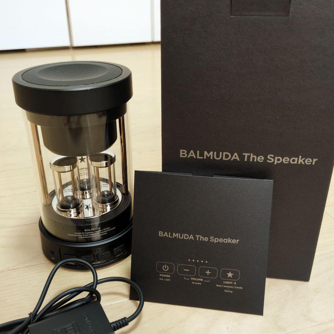 【中古美品】バルミューダ　BALMUDA スピーカー　M01A-BK ブラック