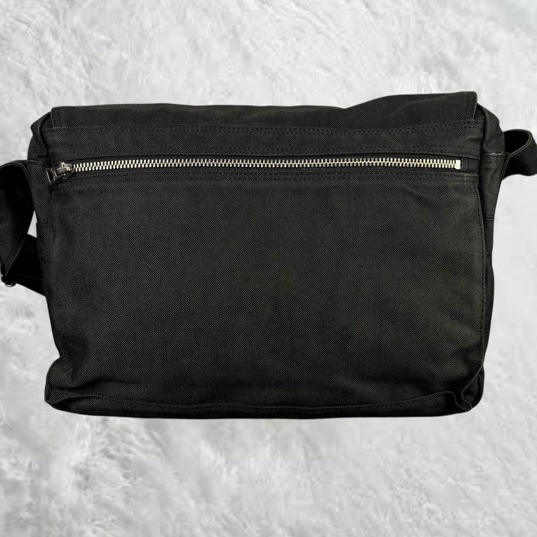 whitewhite0831スモーキー　メッセンジャーバッグ　ブラック