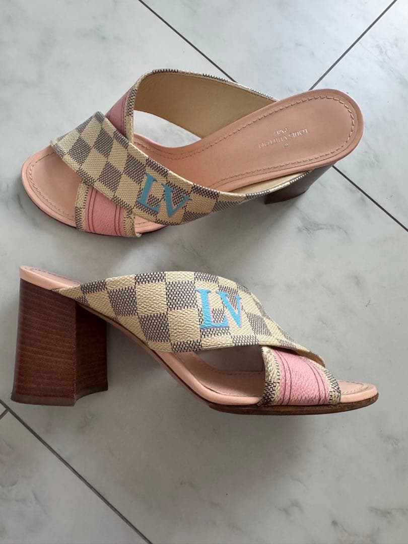 LOUIS VUITTON ルイヴィトン 希少　クロスストラップミュール