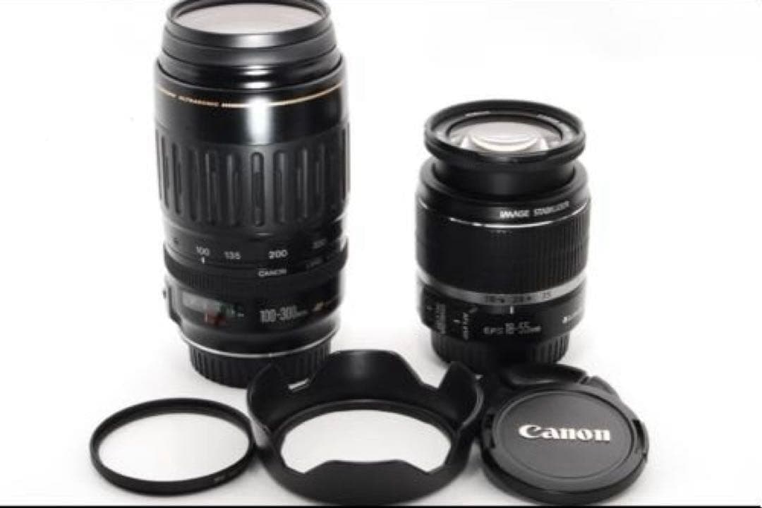 保証付きデジタル一眼レフダブルレンズセットCanon kiss X4