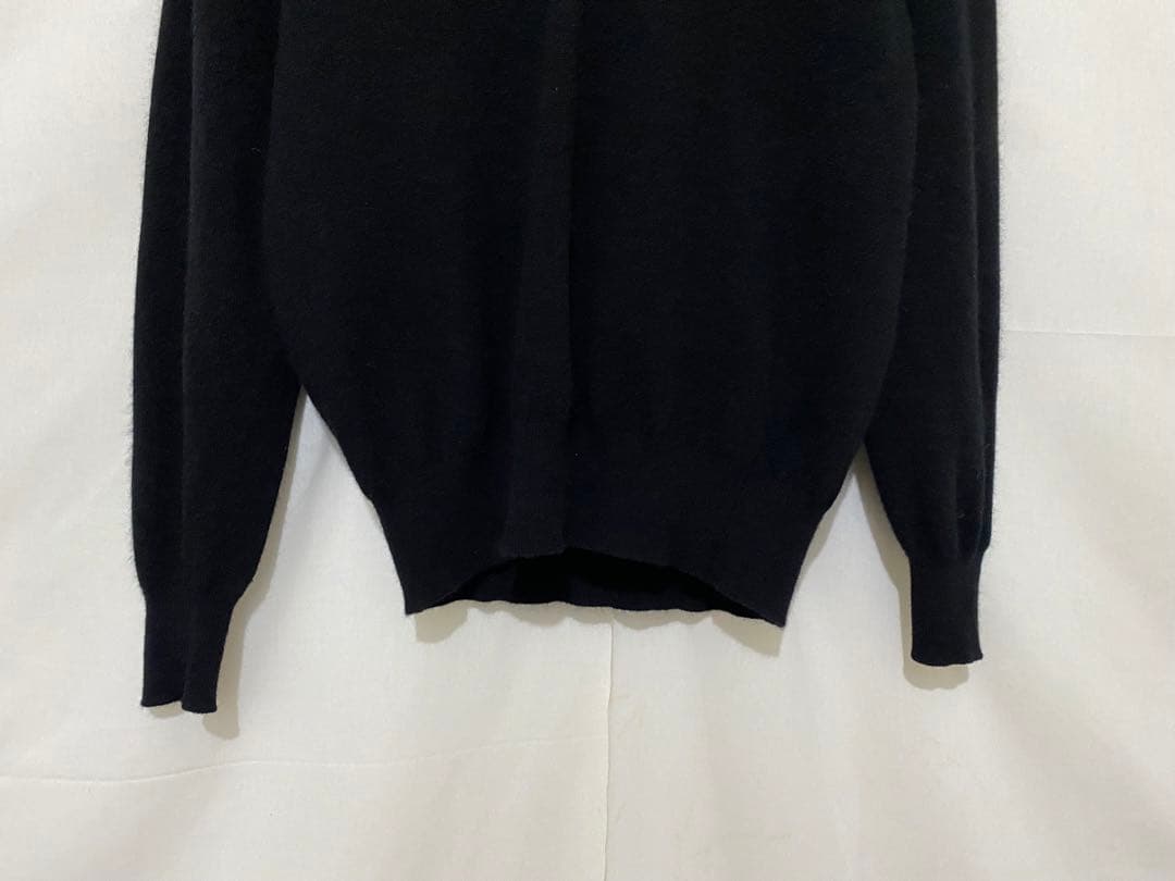 80s BALLANTYNE バランタイン カシミア ブラック 黒 40