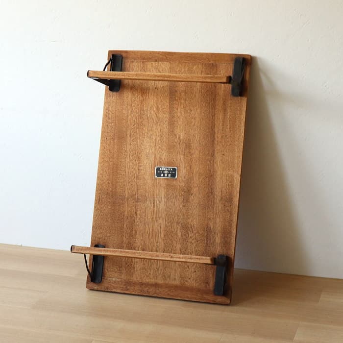 アンティーク ラワン材 折り畳み ローテーブル ちゃぶ台 古家具 レトロ