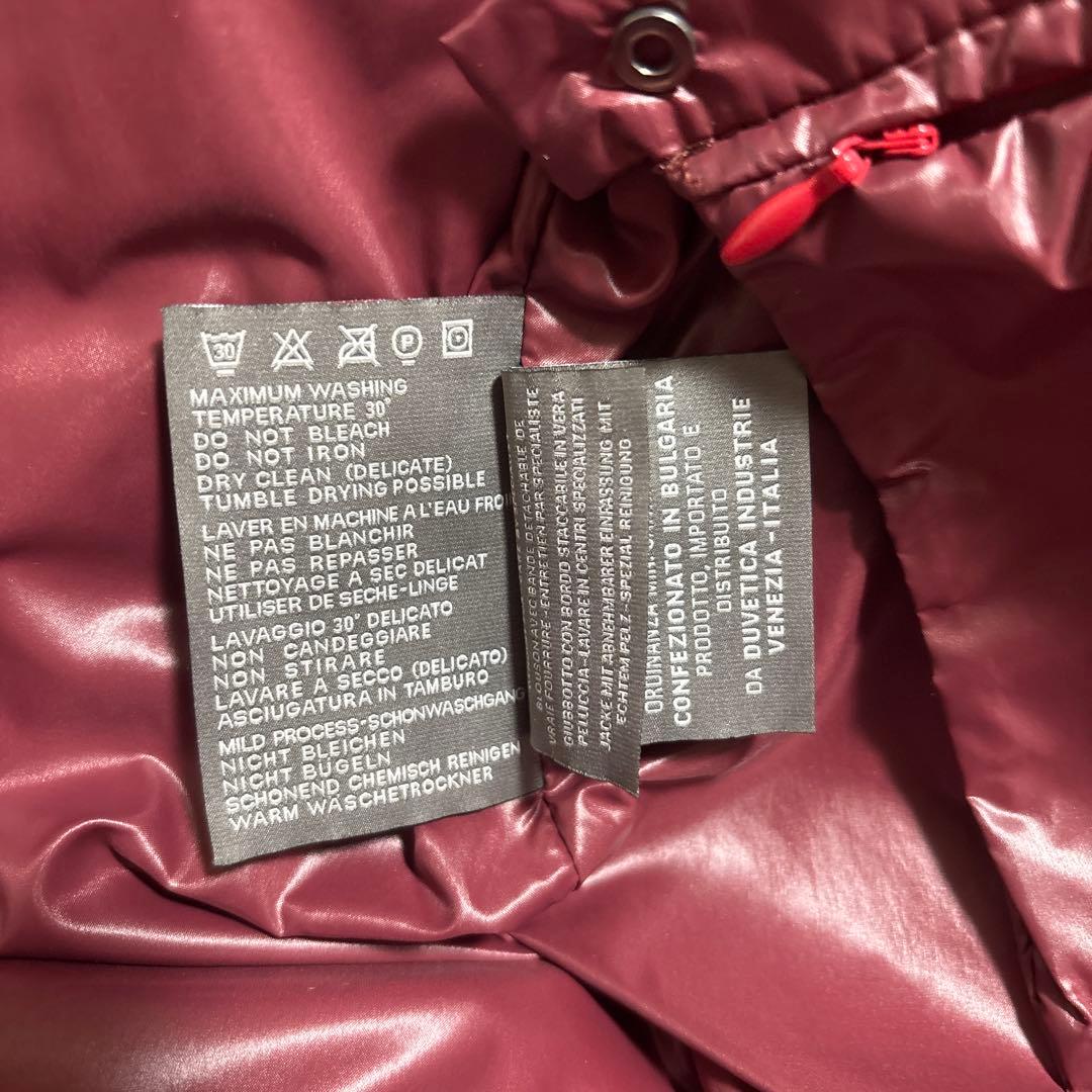 DUVETICA デュベティカ ファー付きダウンコート 40 黒