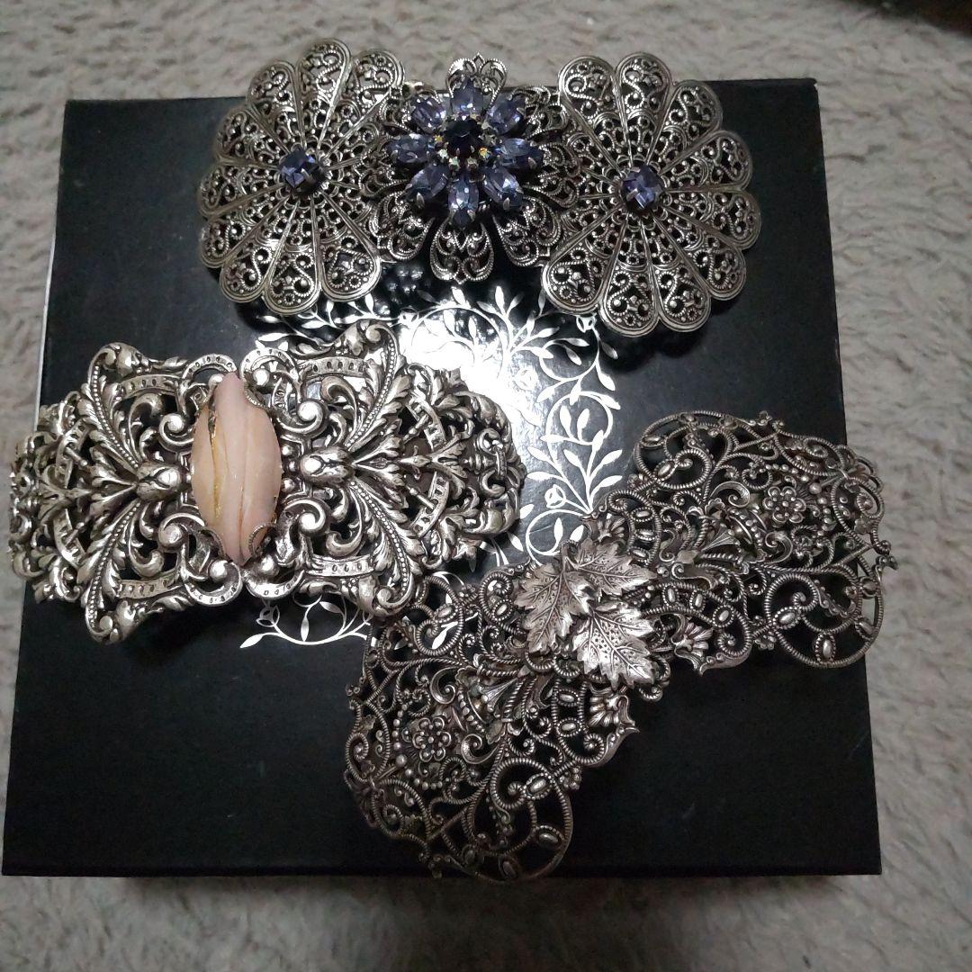 imac 花モチーフ ヘアアクセサリー 3点セット