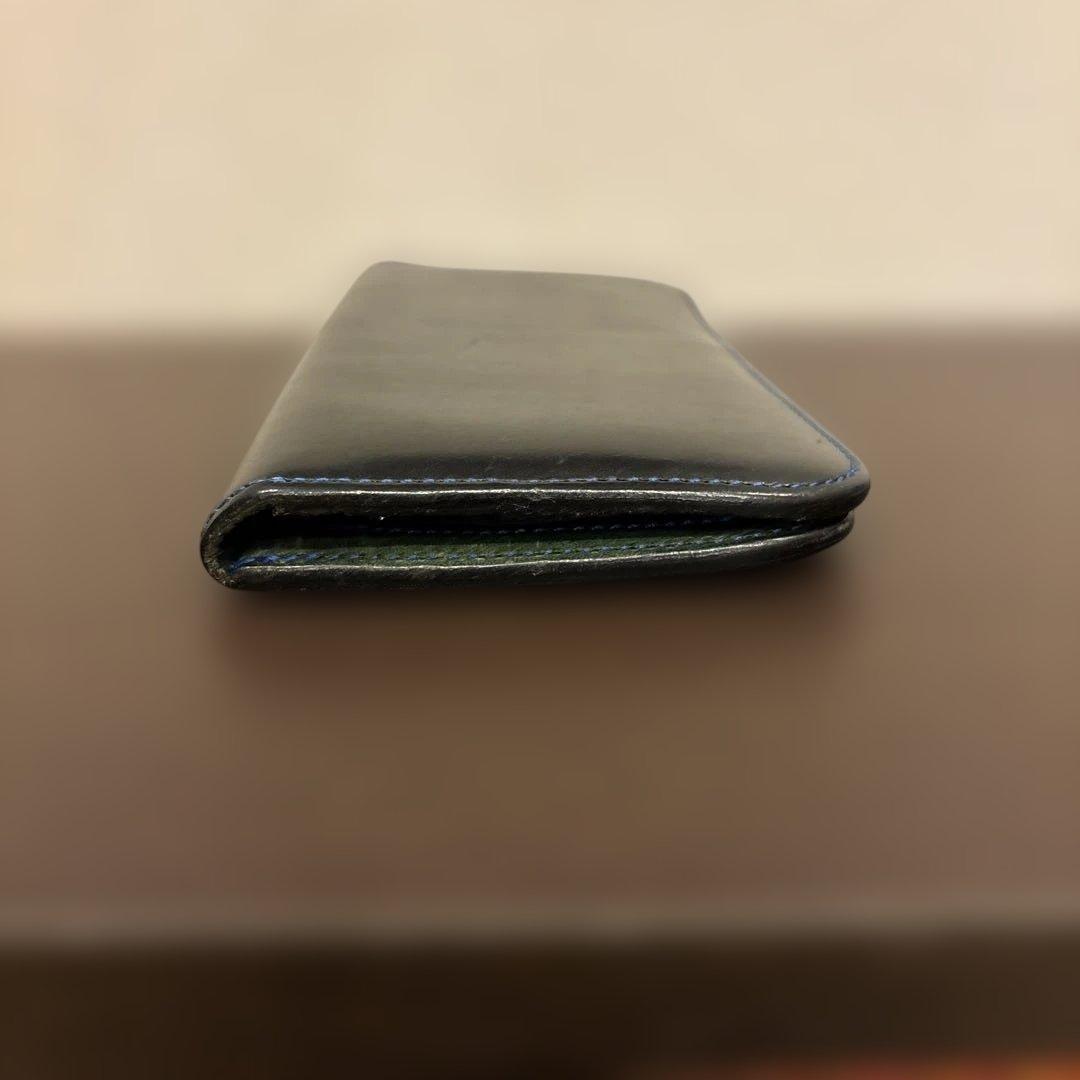 k*t様 美品　WILDSWANS レザー長財布　ネイビー