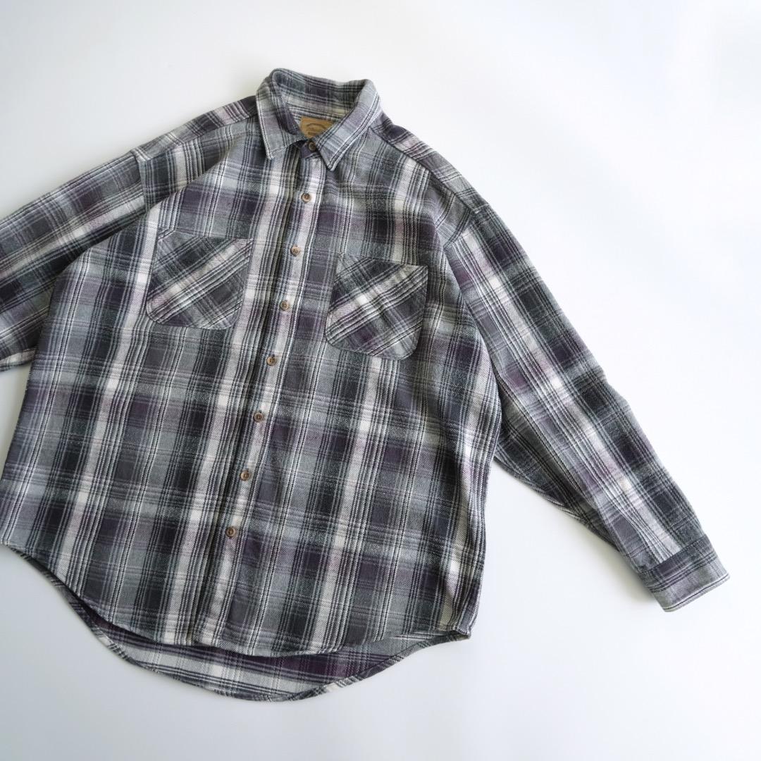 ST.JOHN'S BAY 00s チェックヘビーネルシャツ XLT