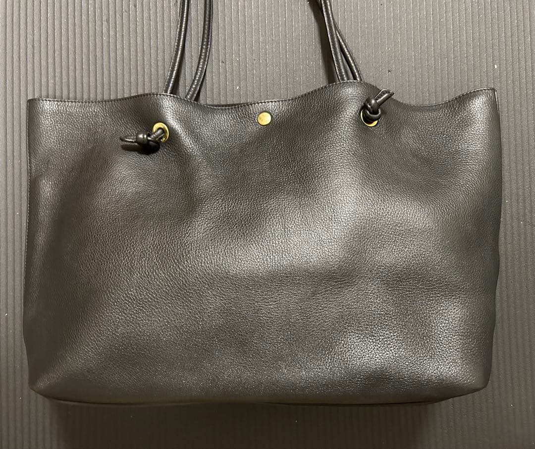 S.MANO ROPE TOTE 黒レザー トートバッグ
