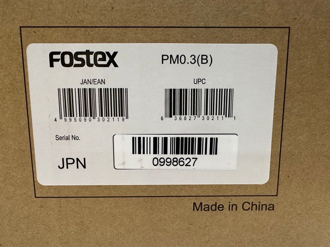 Fostex PM0.3 ブラック
