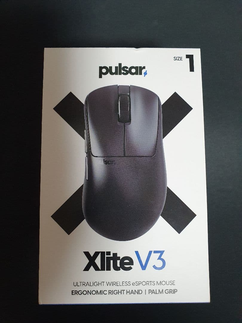 pulsar Xlite V3 サイズ1 ワイヤレスマウス
