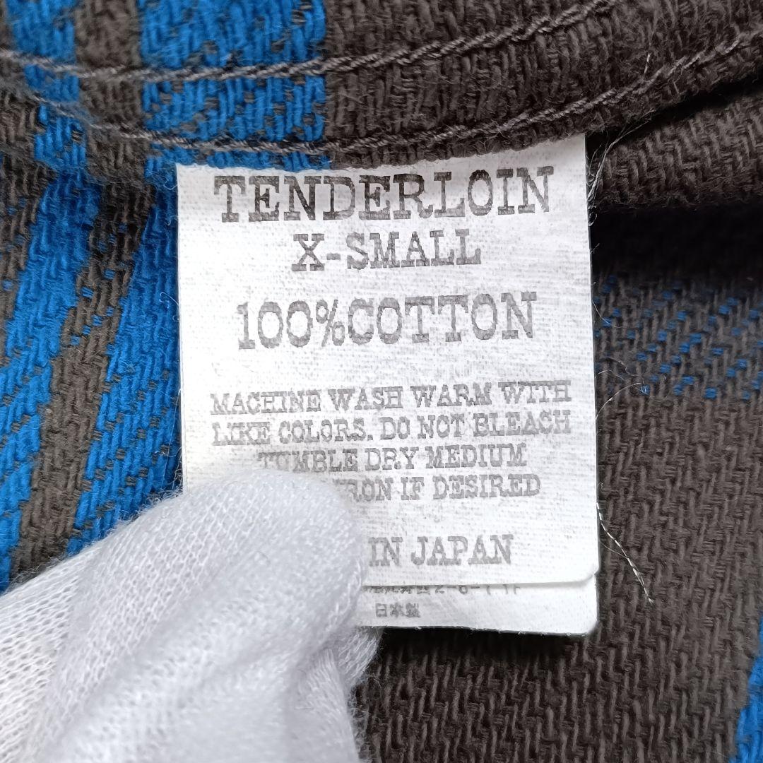 TENDERLOIN テンダーロイン フランネルシャツ ネルシャツ チェック柄