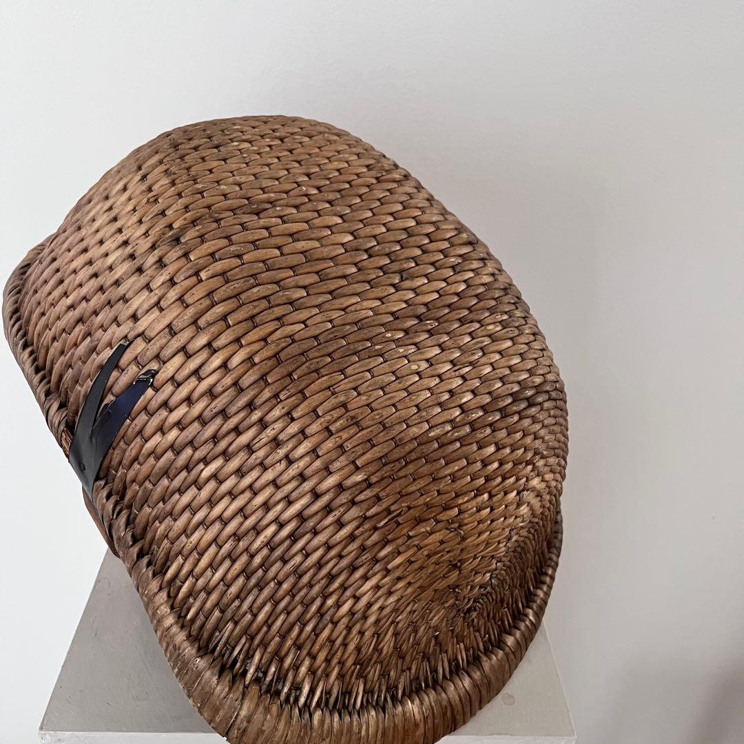 北欧ビンテージ　かご　ジュニパーのワンハンドル籠　バスケット