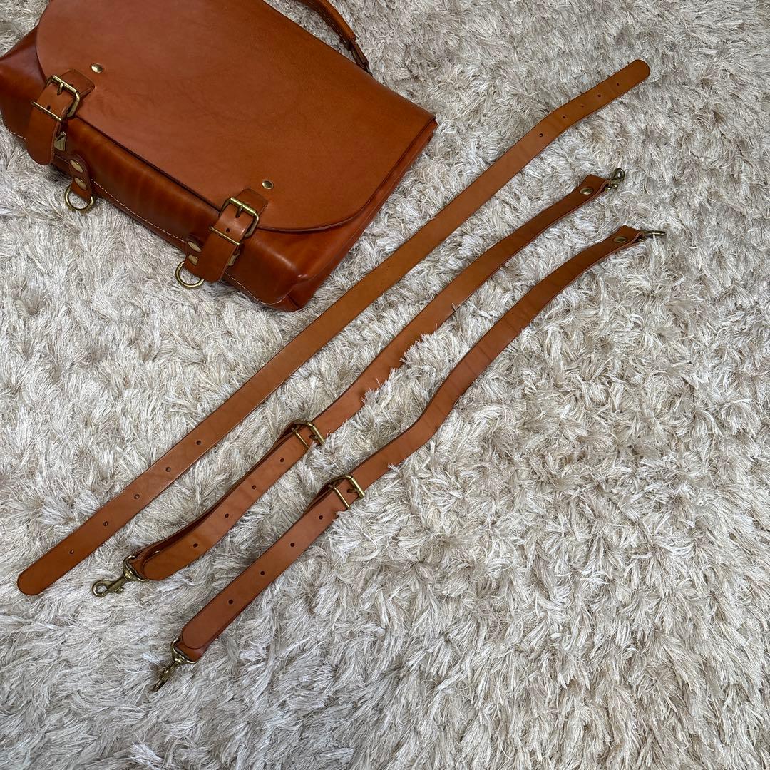 美品　HERZ ヘルツ　ナレッジバッグ　3way 付属ストラップ付き