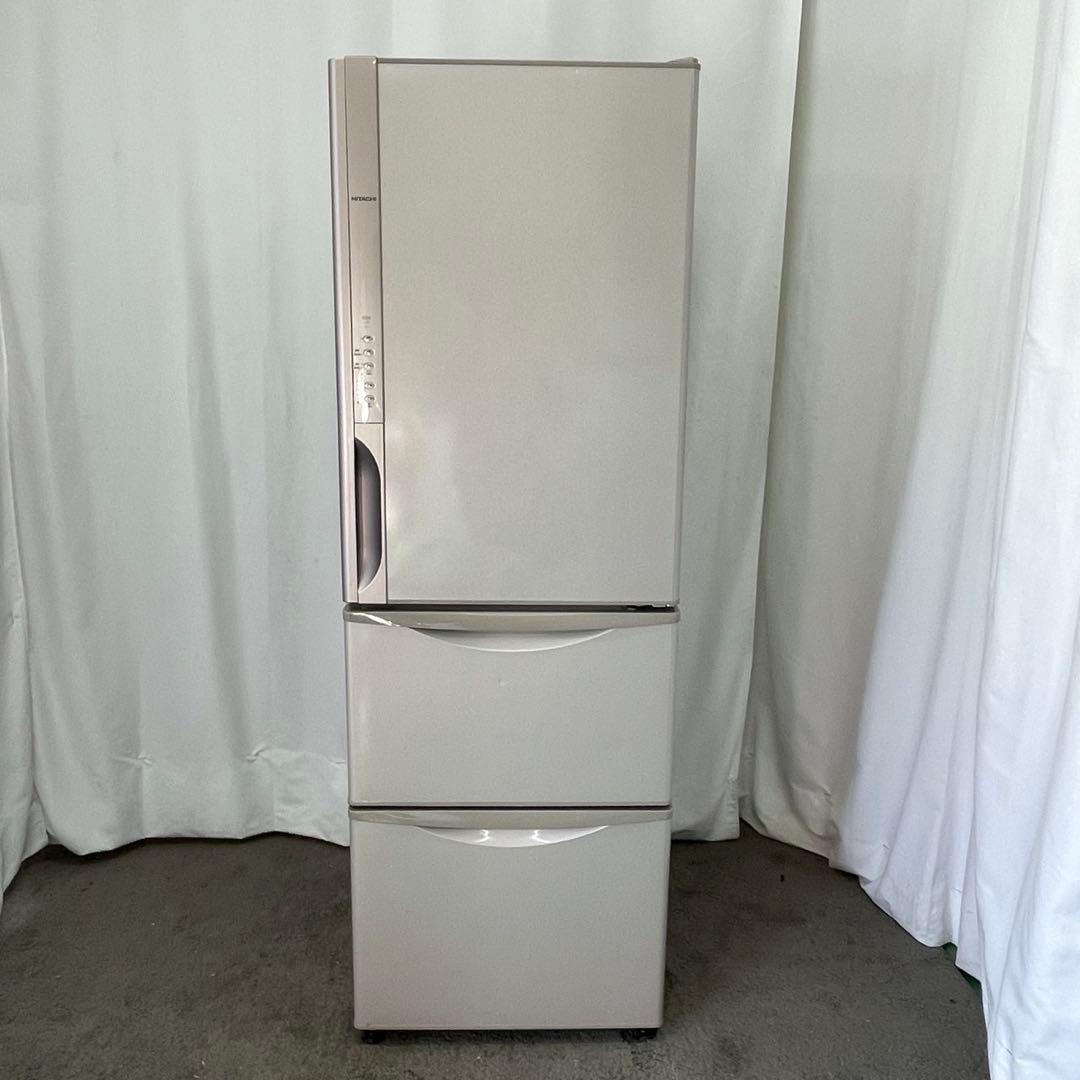 373　日立　冷蔵庫　375ℓ　自動製氷　3ドア　安い　設置無料　中古　同棲