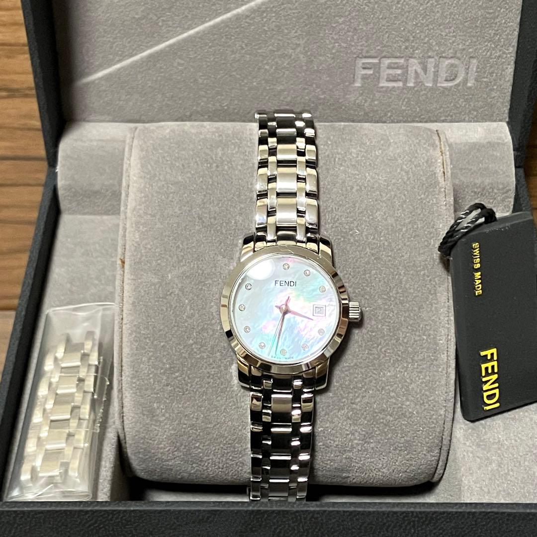 FENDI 腕時計 レディース 電池交換済 稼働確認済 アナログ時計 ステンレス
