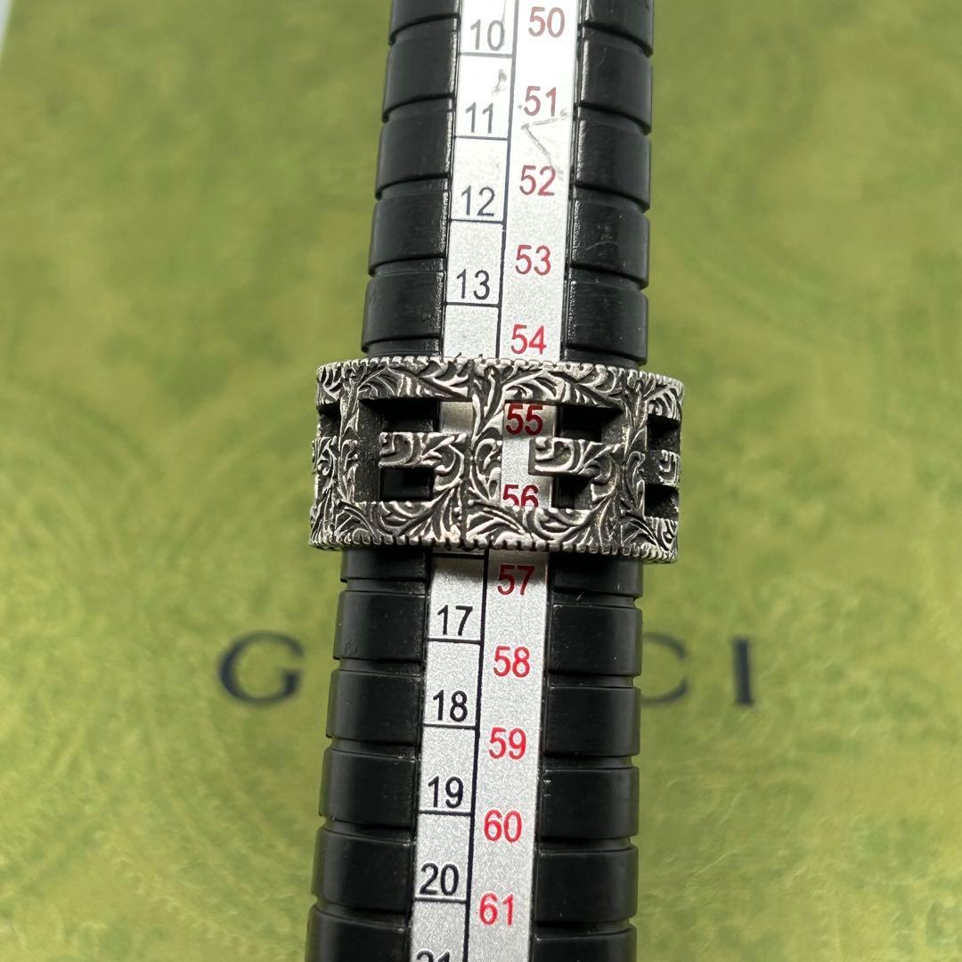 グッチ　GUCCI 指輪　リング　16号　アラベスク