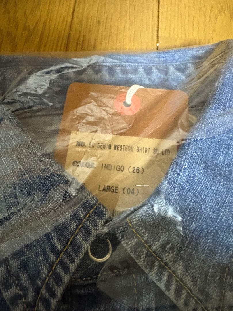 【スタンダードカリフォルニア】オフィシャル限定 デニムウエスタンシャツ Ｌサイズ