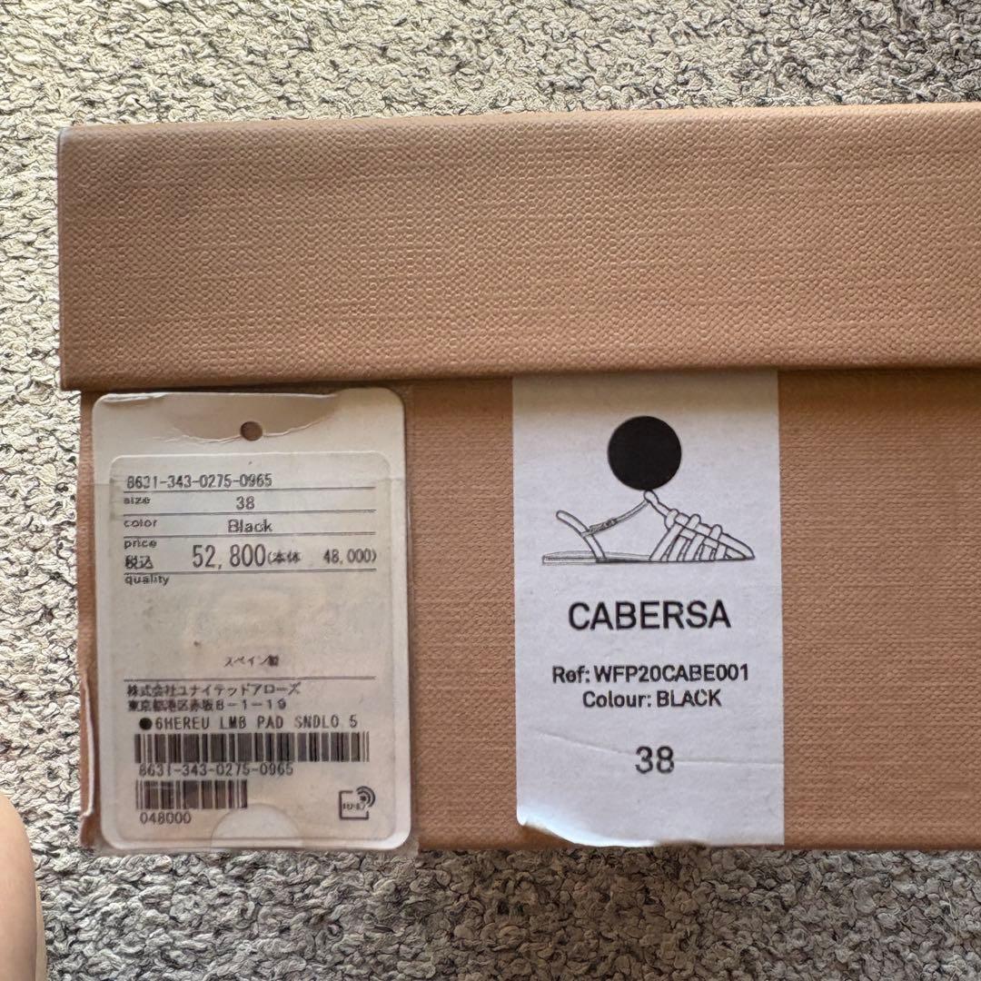 HEREU CABERSA サンダル ブラック 38