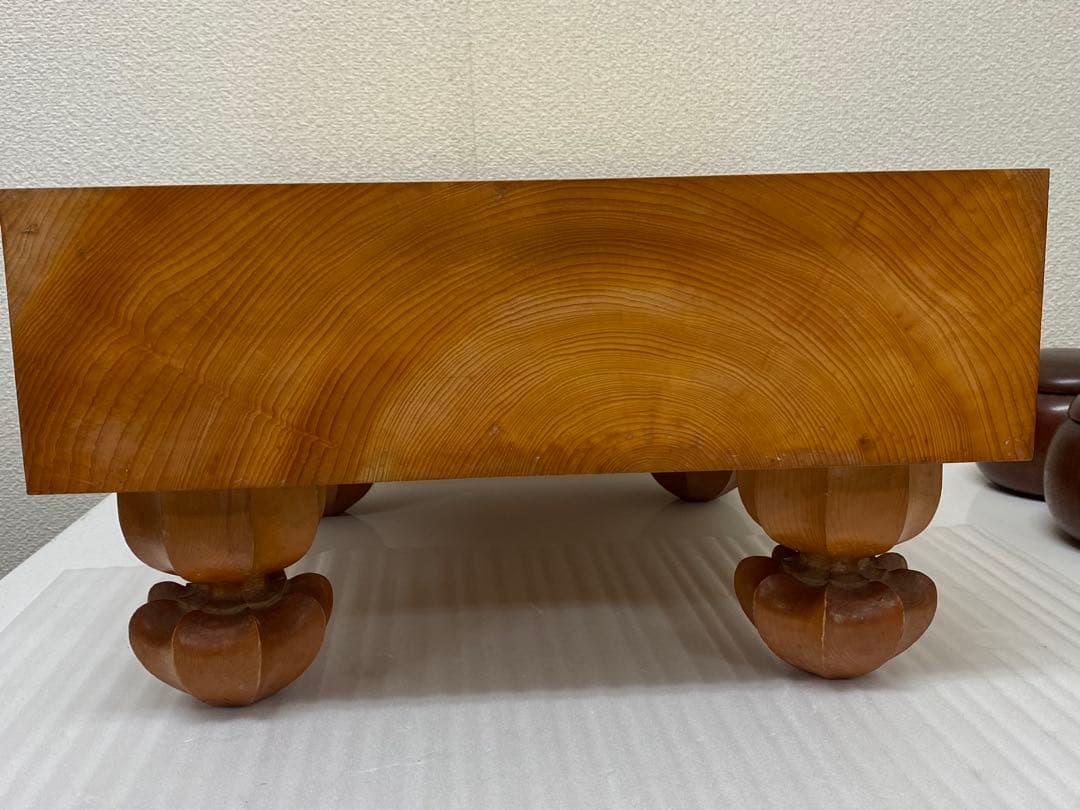 3-1926 碁盤（榧）・碁石（蛤、花梨）セット