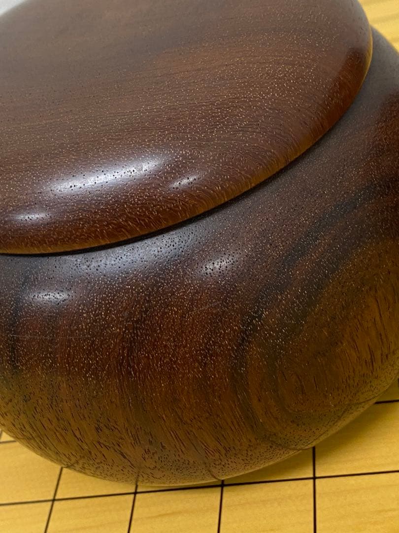 3-1926 碁盤（榧）・碁石（蛤、花梨）セット