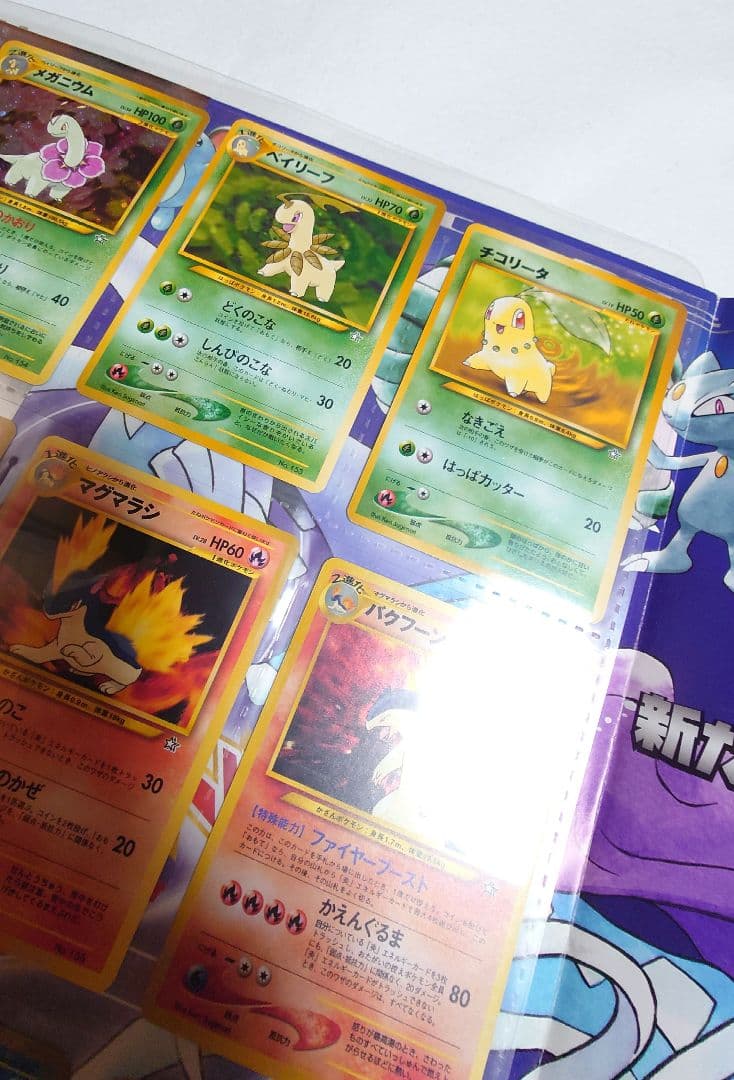 ポケモンカード neo プレミアムファイル 渦巻きホロ　レア　Pokémon